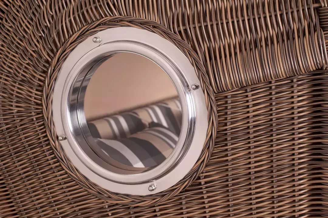 Strandkorb Amrum Grande Teak PE Grey Dessin 583 6 Strandkorb Amrum Grande Teak PE Grey Dessin 583 – Bild 4