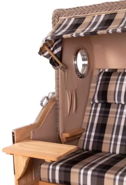 Strandkorb Amrum Grande Teak PE Grey Dessin 583 22 Strandkorb Amrum Grande Teak PE Grey Dessin 583 -Schemel Shop mp24603 strandkorb amrum grande teak pe grey dessin 583 6