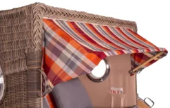 Strandkorb Amrum Grande Teak PE Grey Dessin 584 -Schemel Shop mp24604 strandkorb amrum grande teak pe grey dessin 584 2