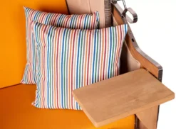 Strandkorb Amrum Teak PE Grey Dessin 586 21 Strandkorb Amrum Teak PE Grey Dessin 586 -Schemel Shop strandkorb amrum bullauge teak pe grey dessin 5864