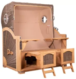 Strandkorb Amrum Grande Teak PE Grey Dessin 592 -Schemel Shop strandkorb amrum grande teak pe grey 14hrkic9g8iyou 2