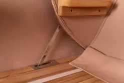 Strandkorb Amrum Grande Teak PE Grey Dessin 580 -Schemel Shop strandkorb amrum grande teak pe grey 8 3