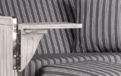 Strandkorb Amrum Mahagoni Washed Grey PE Koboo Grey Dessin 500-KOMPLETTSET -Schemel Shop strandkorb amrum mahagoni washed grey dessin 500 mp01657 2 1