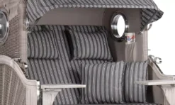 Strandkorb Amrum Mahagoni Washed Grey PE Koboo Grey Dessin 500-KOMPLETTSET -Schemel Shop strandkorb amrum mahagoni washed grey dessin 500 mp01657 3 1