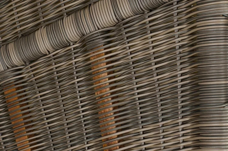 Strandkorb Spiekeroog Single Mahagoni PE Grey Dessin 506-KOMPLETTSET 8 Strandkorb Spiekeroog Single Mahagoni PE Grey Dessin 506-KOMPLETTSET – Bild 6