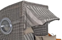 Strandkorb Komplettset Koos Mahagoni PE Grey Dessin Grau Gestreift 13 Strandkorb Komplettset Koos Mahagoni PE Grey Dessin Grau Gestreift -Schemel Shop strandkorb koos mahagoni pe grey dessin grau gestreift komplettset18