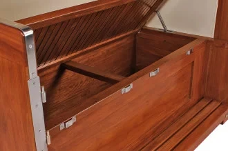 Strandkorb Norderney Mahagoni Bullauge PE Grey Dessin 522 9 Strandkorb Norderney Mahagoni Bullauge PE Grey Dessin 522 – Bild 7