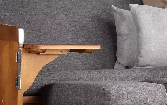 Strandkorb Schleswig Pinie Braun PE Mokka Dessin 558 8 Strandkorb Schleswig Pinie Braun PE Mokka Dessin 558 – Bild 6