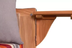 Strandkorb Spiekeroog Teak PE Grey Dessin 584 -Schemel Shop strandkorb siekeroog teak pe grey dessin 584 4