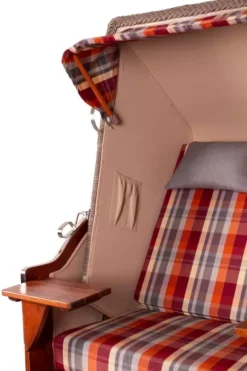 Strandkorb Spiekeroog Mahagoni PE Grey Dessin 584 -Schemel Shop strandkorb spiekeroog mahagoni pe grey dessin 584 5