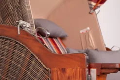 Strandkorb Spiekeroog Mahagoni PE Grey Dessin 584 -Schemel Shop strandkorb spiekeroog mahagoni pe grey dessin 584 7