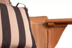 Strandkorb Spiekeroog Teak PE Grey Dessin 581 -Schemel Shop strandkorb spiekeroog teak pe grey dessin 581 8