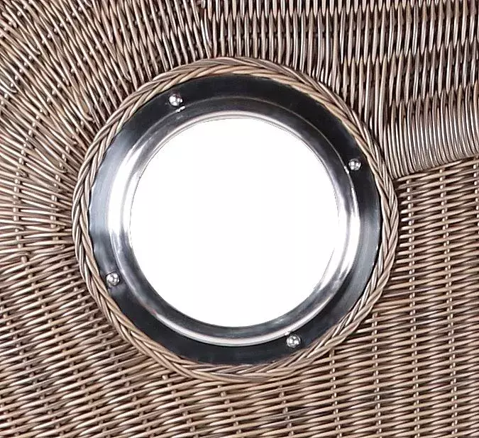 Strandkorb Amrum Teak PE Grey Dessin 506-KOMPLETTSET 8 Strandkorb Amrum Teak PE Grey Dessin 506-KOMPLETTSET – Bild 6