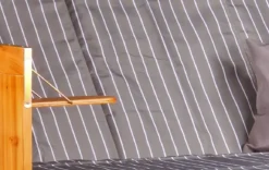 Strandkorb Baltic Dreisitzer PE Schwarz Dessin Royal Grau -Schemel Shop strandkorb baltic dreisitzer pe schwarz royal grau mp02308 2