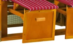 Strandkorb Baltic PE Weiß Dessin Royal Rot 10 Strandkorb Baltic PE Weiß Dessin Royal Rot -Schemel Shop strandkorb baltic weiss dessin royal rot sc00458 3