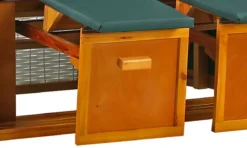 Strandkorb Baltic PE Weiß Dessin Uni Grün 11 Strandkorb Baltic PE Weiß Dessin Uni Grün -Schemel Shop strandkorb baltic weiss dessin uni gruen sc00450 3