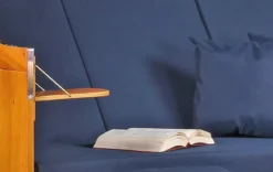 Strandkorb Baltic Dreisitzer PE Weiß Dessin Uni Blau 11 Strandkorb Baltic Dreisitzer PE Weiß Dessin Uni Blau -Schemel Shop strandkorb dreisitzer natur weiss uni blau sc00640 2 1