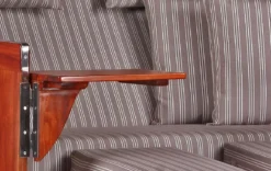 Strandkorb Norderney Mahagoni Bullauge PE Grey Dessin 501 -Schemel Shop strandkorb norderney mahagoni bullauge shell dessin501 gw01541 2