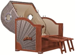 Strandkorb Norderney Mahagoni Bullauge PE Grey Dessin 505 14 Strandkorb Norderney Mahagoni Bullauge PE Grey Dessin 505 -Schemel Shop strandkorb norderney mahagoni grey liegeposition4kzcpp4a0h2qf