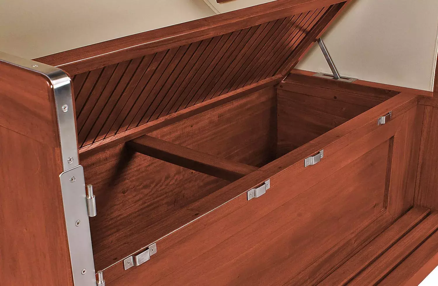 Strandkorb Norderney Mahagoni Bullauge PE Grey Dessin 545 6 Strandkorb Norderney Mahagoni Bullauge PE Grey Dessin 545 – Bild 4