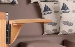 Strandkorb Norderney Teak Bullauge PE Grey Dessin 540-KOMPLETTSET -Schemel Shop strandkorb norderney teak grey 540 mp01719 2