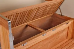 Strandkorb Norderney Teak Bullauge PE Shell Dessin 518 -Schemel Shop strandkorb norderney truhe teak 15