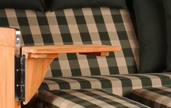 Strandkorb Norderney XXL Teak Bullauge PE Shell Dessin 506 -Schemel Shop strandkorb norderney xxl teak shell 506 sc01810 2