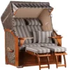 Strandkorb Spiekeroog Mahagoni PE Grey Dessin 537 1 Strandkorb Spiekeroog Mahagoni PE Grey Dessin 537 -Schemel Shop strandkorb spiekeroog mahagoni grey 537 mp01163