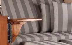 Strandkorb Spiekeroog Mahagoni PE Grey Dessin 537 -Schemel Shop strandkorb spiekeroog mahagoni grey 537 mp01163 2 2