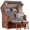 Strandkorb Spiekeroog Mahagoni PE Grey Dessin 544 -Schemel Shop strandkorb spiekeroog mahagoni grey 544 sc01123