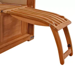 Strandkorb Spiekeroog Teak PE Grey Dessin 506 20 Strandkorb Spiekeroog Teak PE Grey Dessin 506 -Schemel Shop strandkorb spiekeroog teak fussstuetze2u47htm16e7p6 1