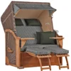 Strandkorb Spiekeroog Teak PE Grey Dessin 504 2 Strandkorb Spiekeroog Teak PE Grey Dessin 504 -Schemel Shop strandkorb spiekeroog teak grey dessin504 gw01204 1