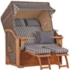 Strandkorb Spiekeroog Teak PE Grey Dessin 545 1 Strandkorb Spiekeroog Teak PE Grey Dessin 545 -Schemel Shop strandkorb spiekeroog teak grey dessin545 gw01224 1