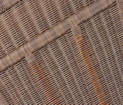 Strandkorb Spiekeroog Teak PE Grey Dessin 551 22 Strandkorb Spiekeroog Teak PE Grey Dessin 551 -Schemel Shop strandkorb spiekeroog teak grey geflecht 5