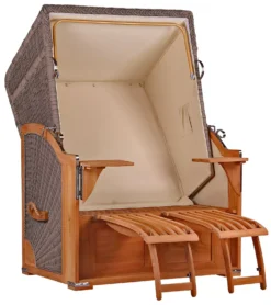 Strandkorb Spiekeroog Teak PE Grey Dessin 522 25 Strandkorb Spiekeroog Teak PE Grey Dessin 522 -Schemel Shop strandkorb spiekeroog teak greyexczolpfqjks3 4