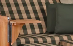 Strandkorb Spiekeroog Teak PE Grey Dessin 506 16 Strandkorb Spiekeroog Teak PE Grey Dessin 506 -Schemel Shop strandkorb spiekeroog teak shell dessin506 gw01246 2