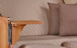 Strandkorb Spiekeroog Teak PE Grey Dessin 510 16 Strandkorb Spiekeroog Teak PE Grey Dessin 510 -Schemel Shop strandkorb spiekeroog teak shell dessin510 gw01249 2